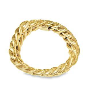 18K Yellow Gold Link Bracelet - Italy 1970's