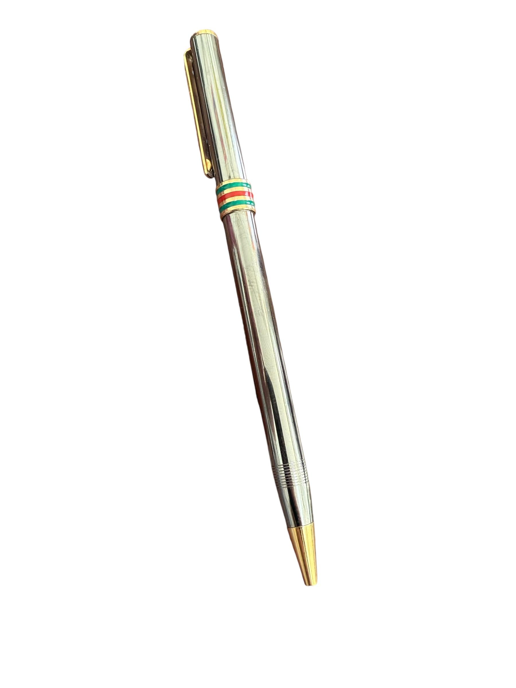 Stainless steel  Gucci 1990s   Ball Pen - 21.90GRAM