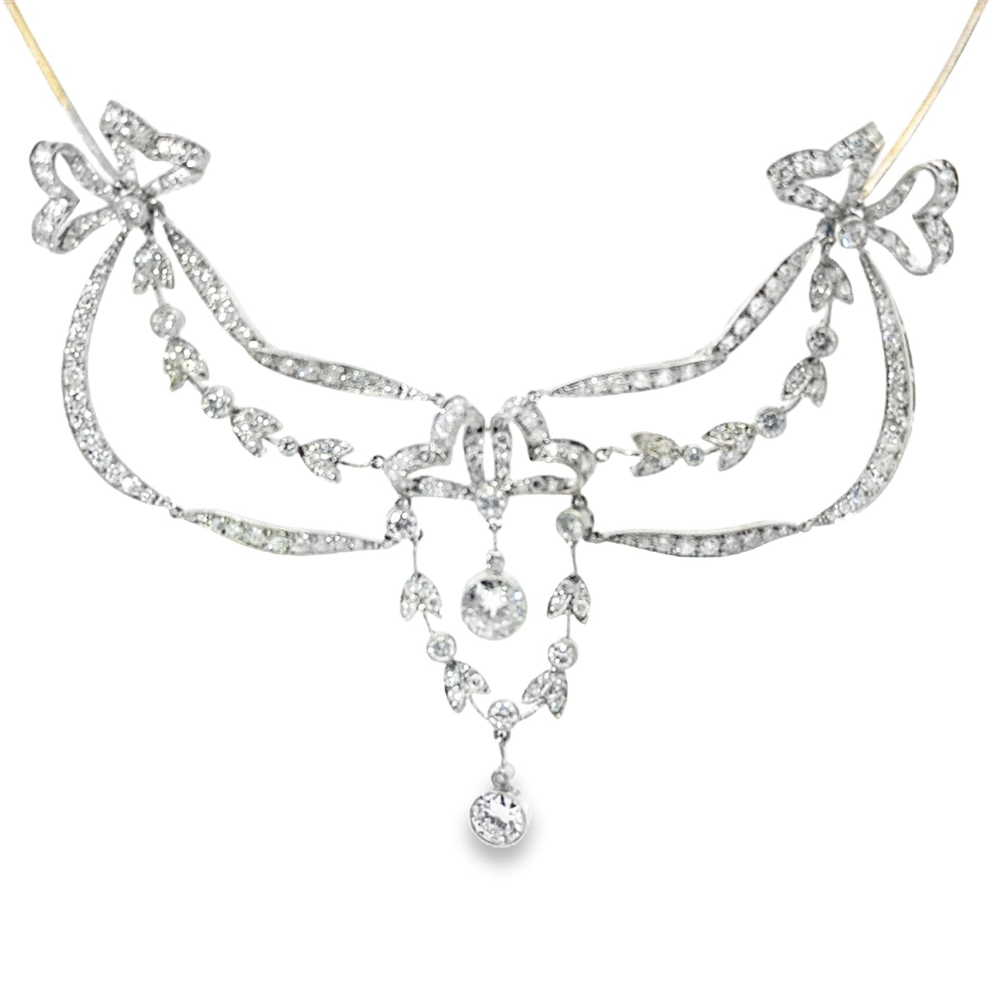 Platinum  Belle Epoque  Diamond  Necklace