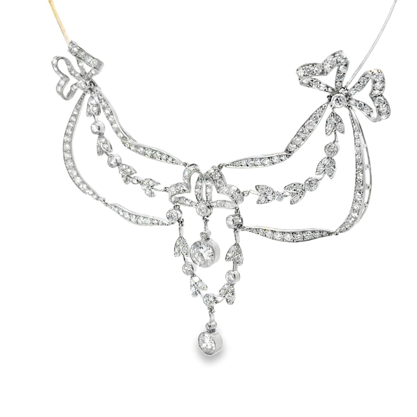 Platinum  Belle Epoque  Diamond  Necklace