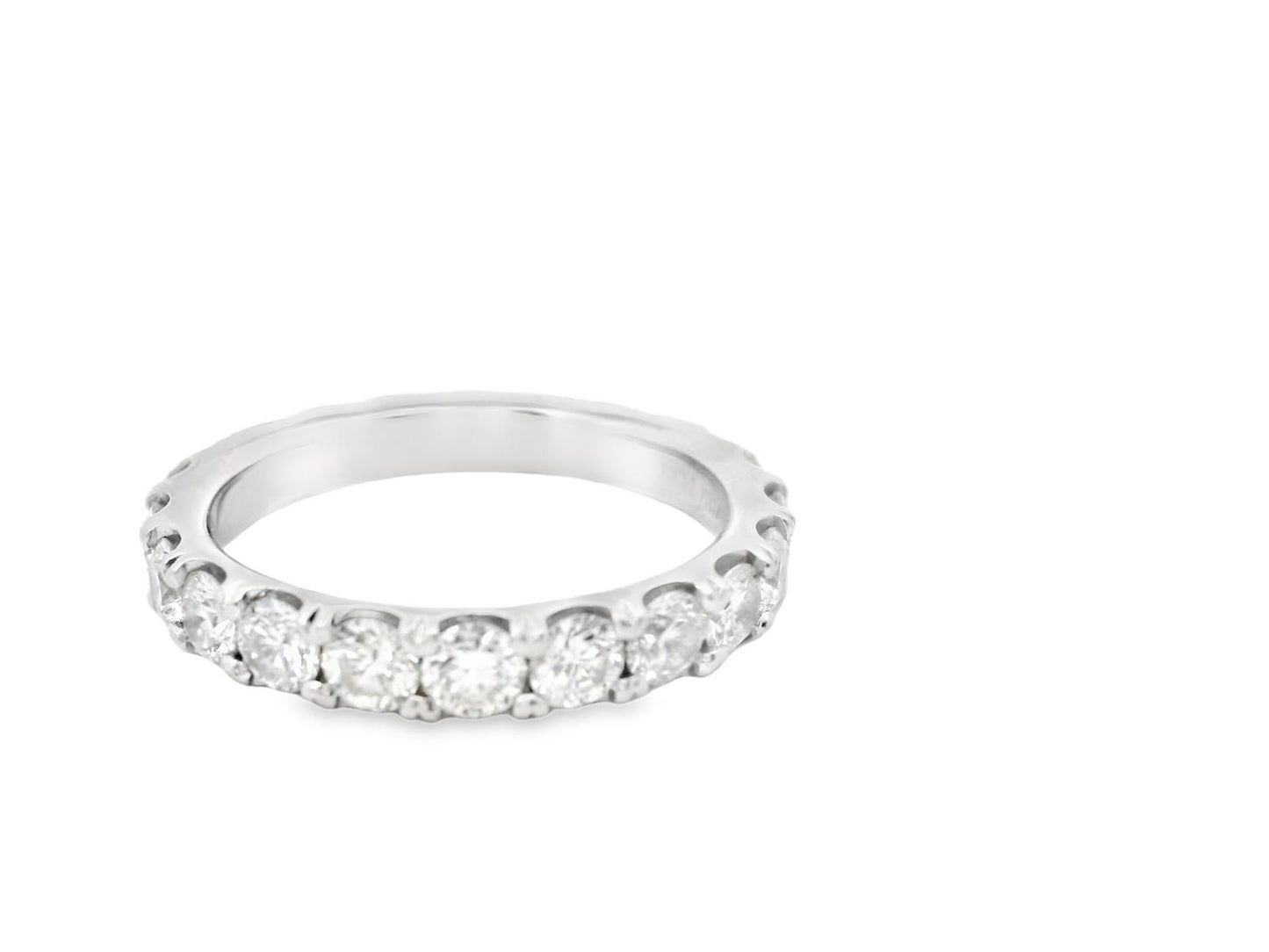 Platinum American Contemporary Eternity Diamond  Ring  - 6.8GRAM -D3.15cts