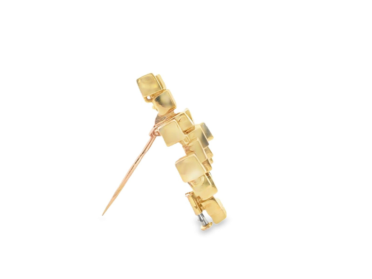 18K Yellow Gold Mauboussin pin By Georges L'Enfant - Circa 1970