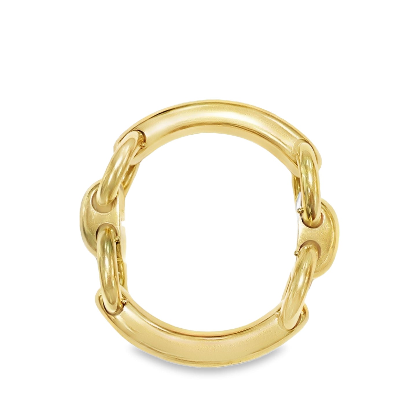 18k Yellow Gold Horse Bit Bracelet By Tiffany & Co 1970's