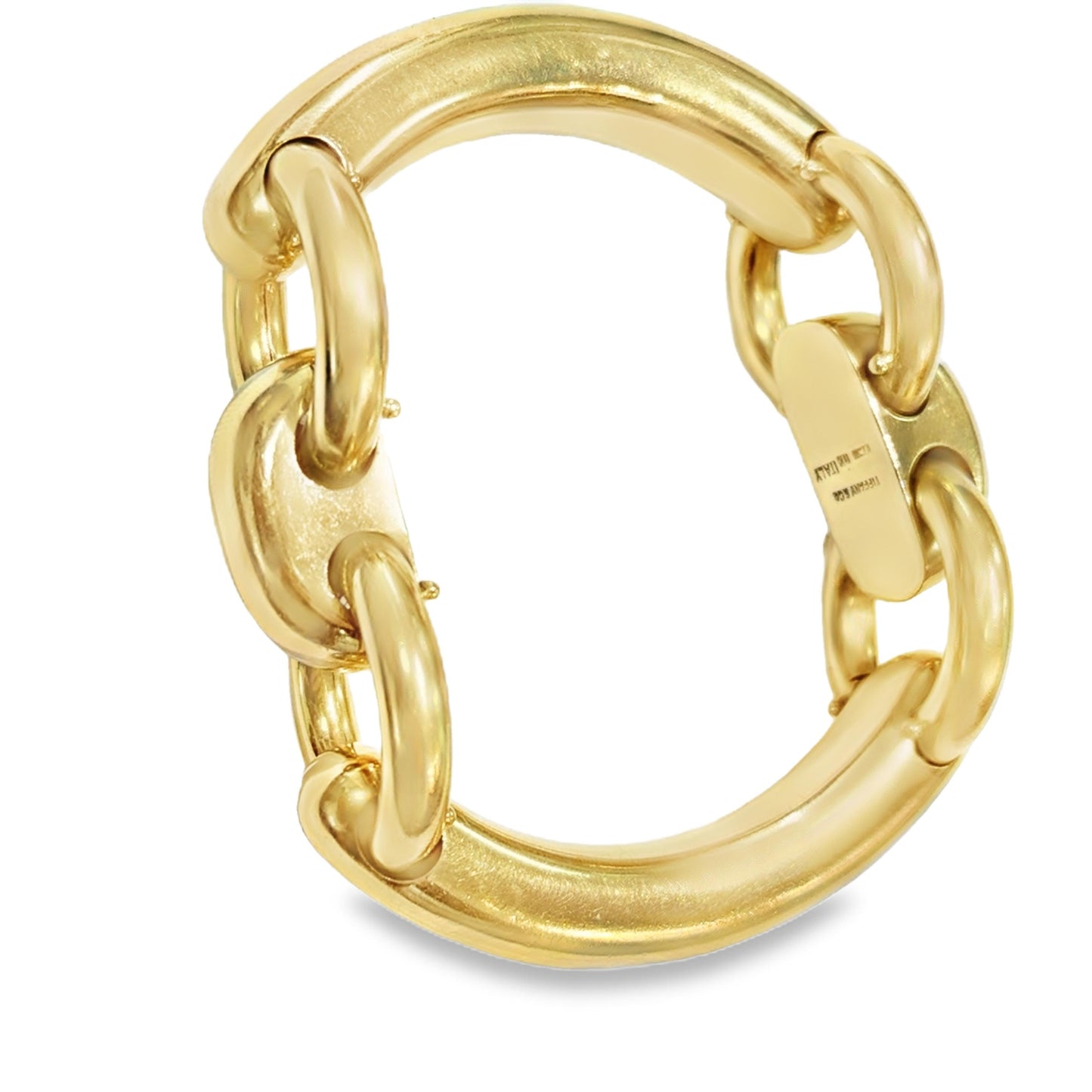 18k Yellow Gold Horse Bit Bracelet By Tiffany & Co 1970's