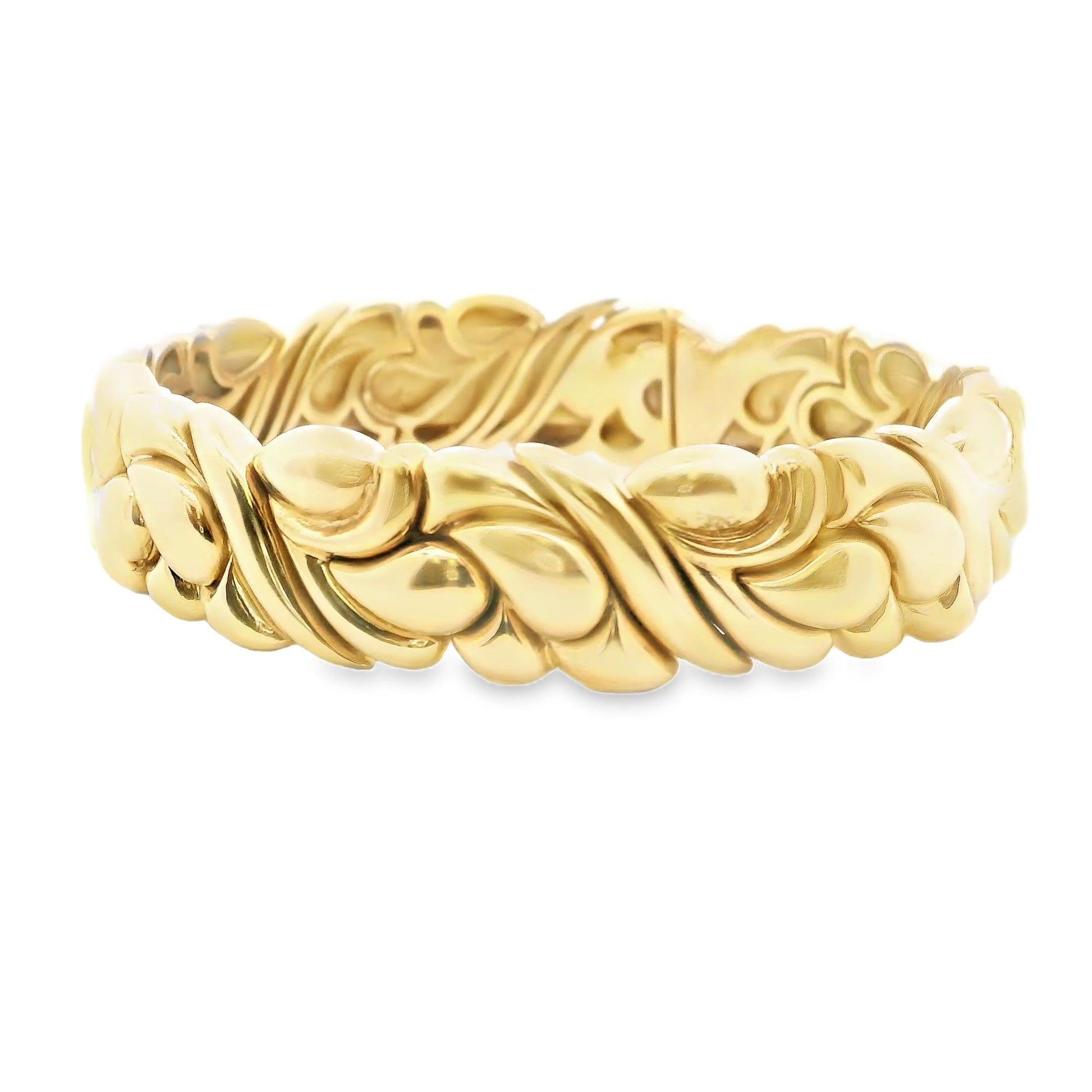 18k Yellow Gold  Bulgari 1960s  Gold Bangle  - 71.20GRAM